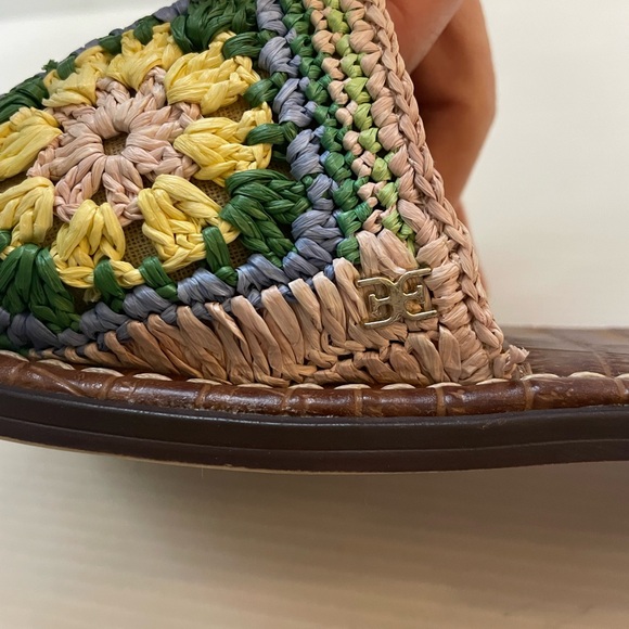 Sam Edelman Women's Gracey Flat Sandal Summer Multi Size 9 - Picture 7 of 7